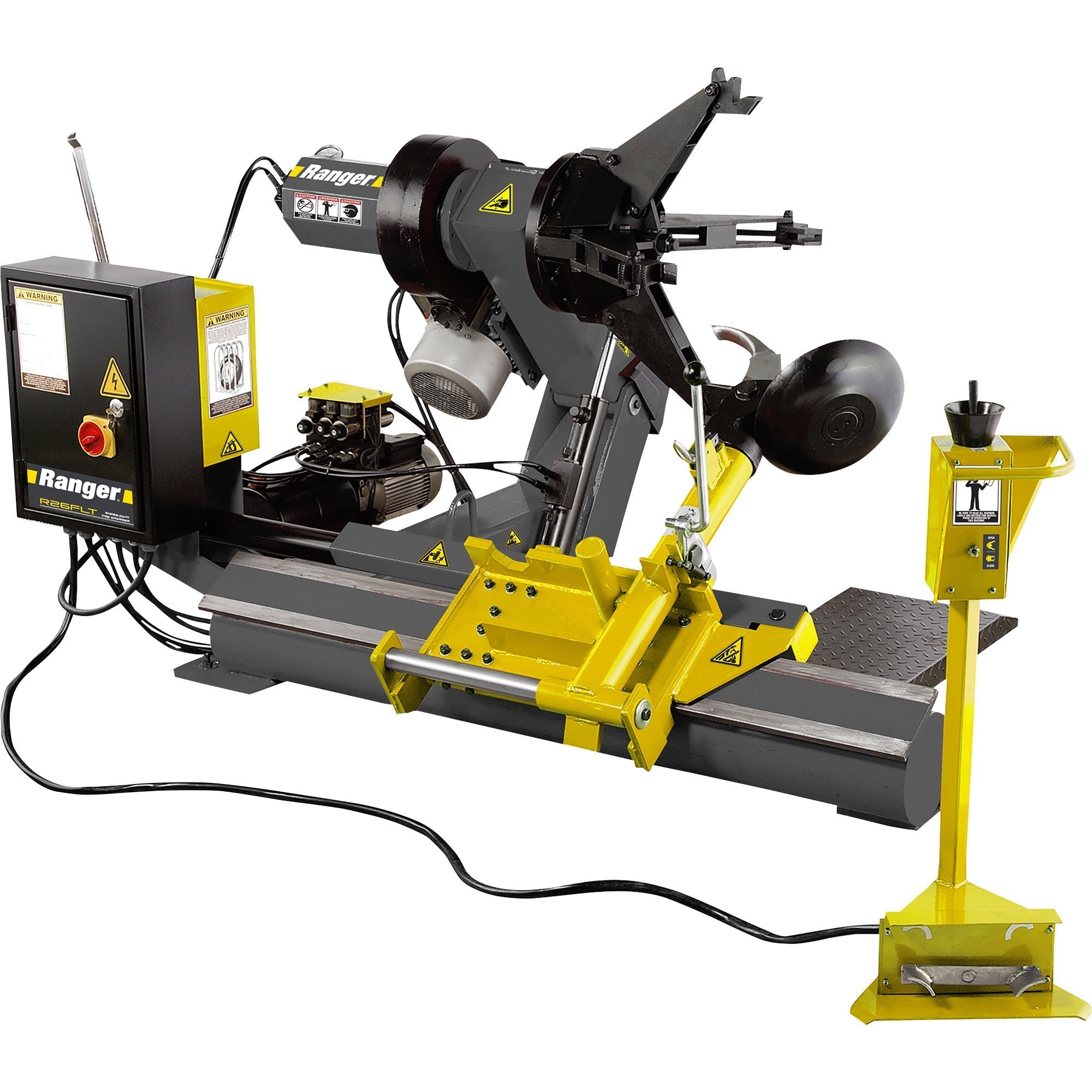 Ranger R26FLT Heavy-Duty Truck Tire Changer with Joystick Control - Garage Gear & Co.