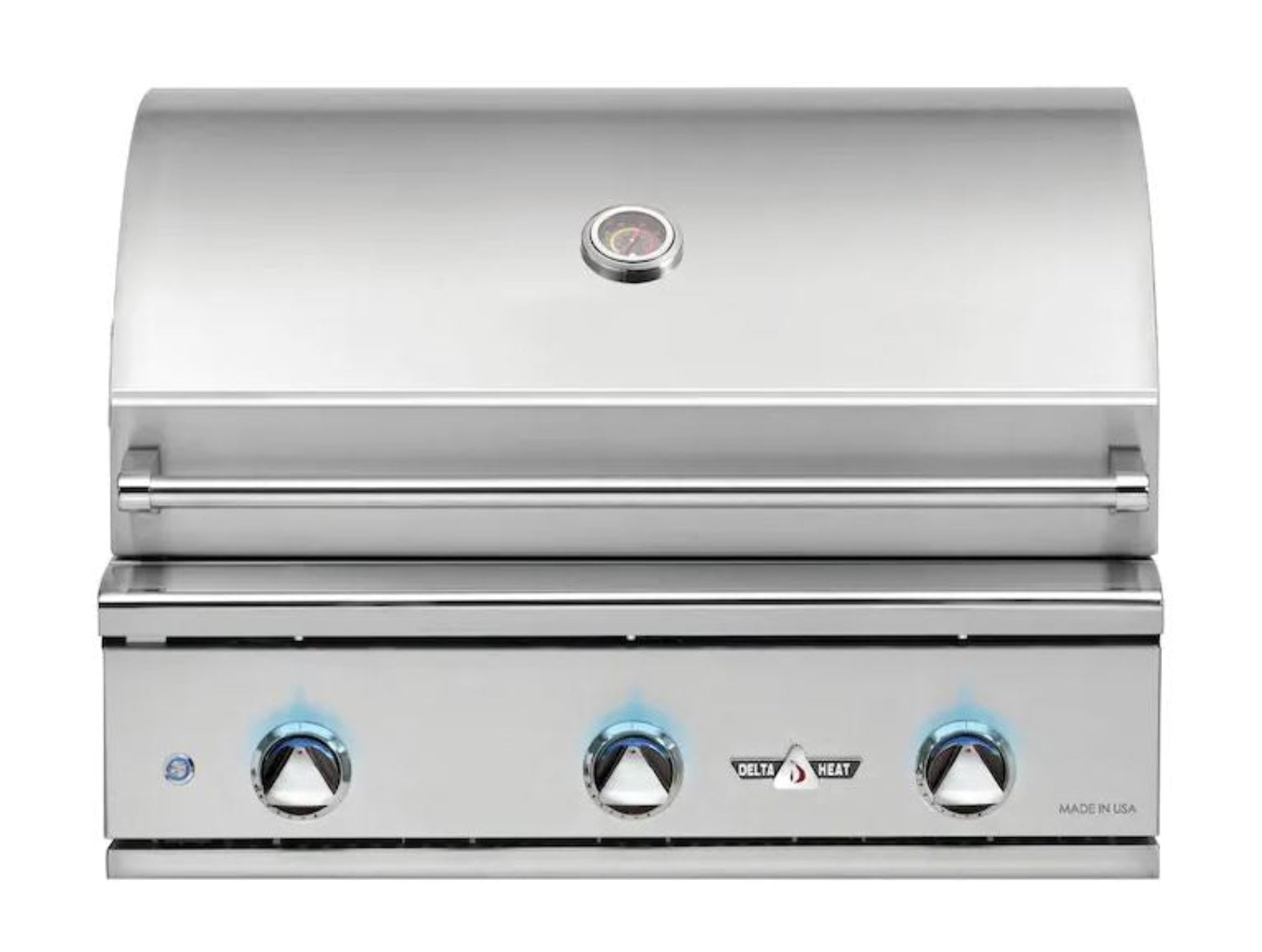 Delta Heat 32 Inch Natural Gas Grill with Interior Lights - DHBQ32G-DN