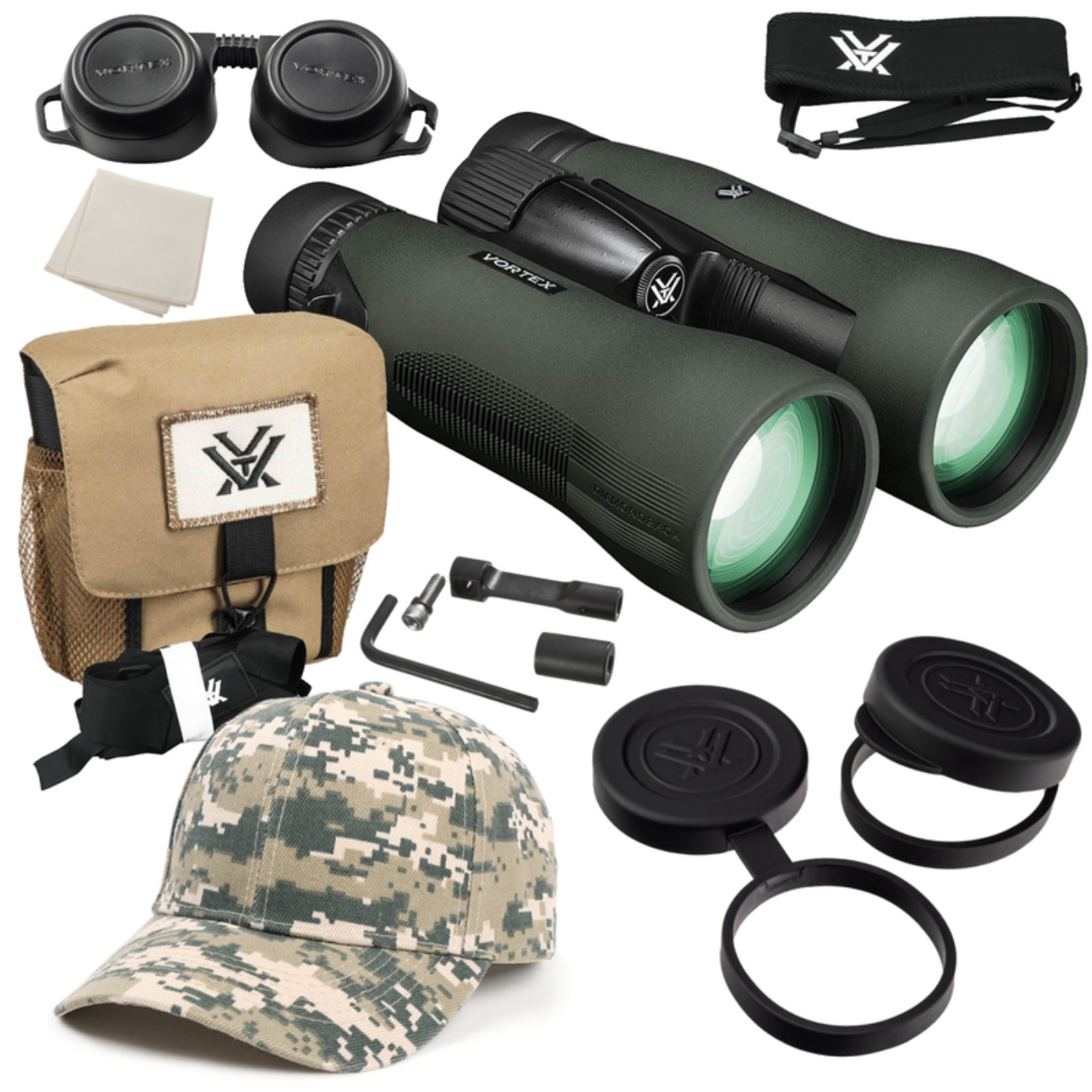 Vortex Optics Diamondback HD 15x56 Binocular with Free Hat Bundle - DB-218