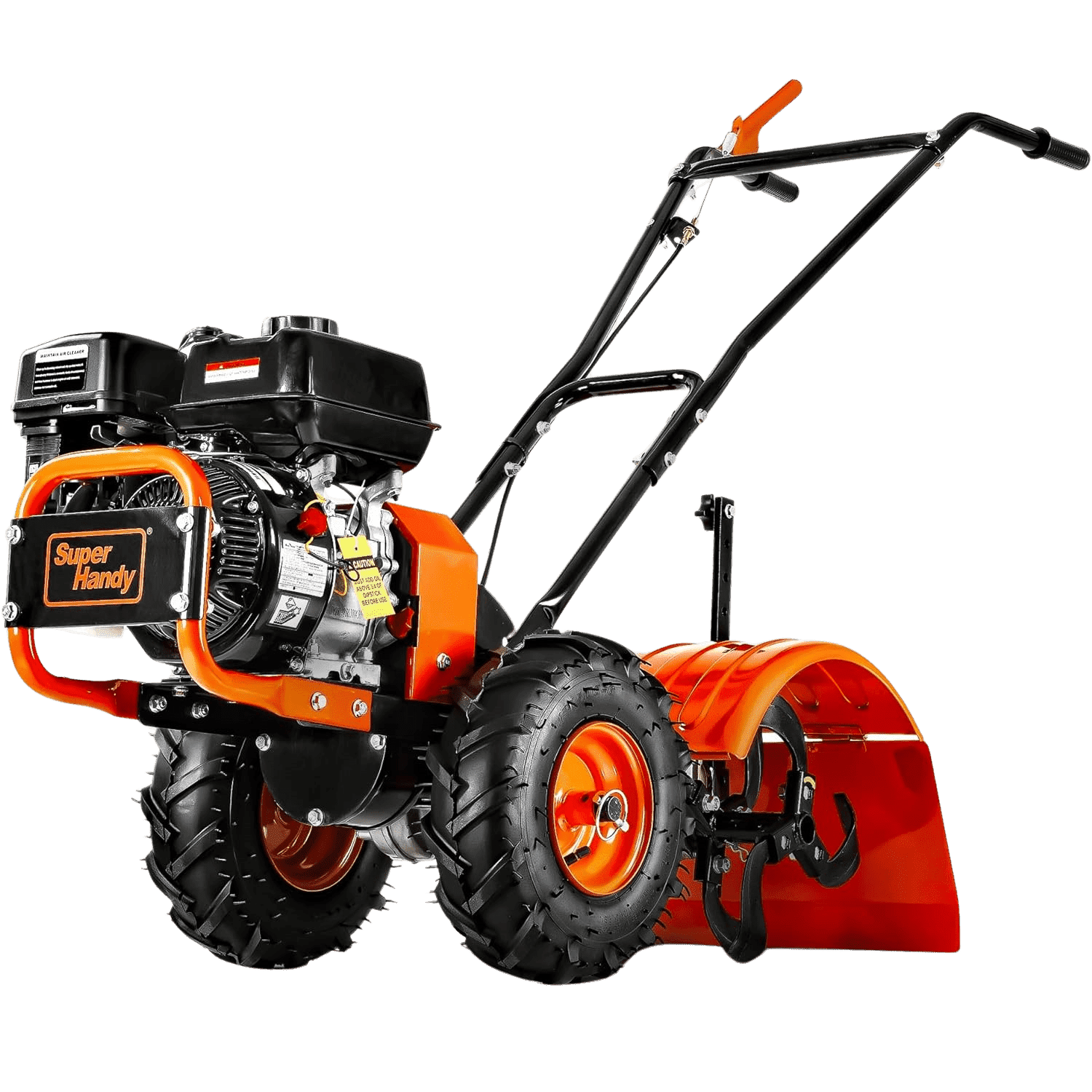 Super Handy GUO116 Rear Tine Tiller Cultivator 16โ Width 12