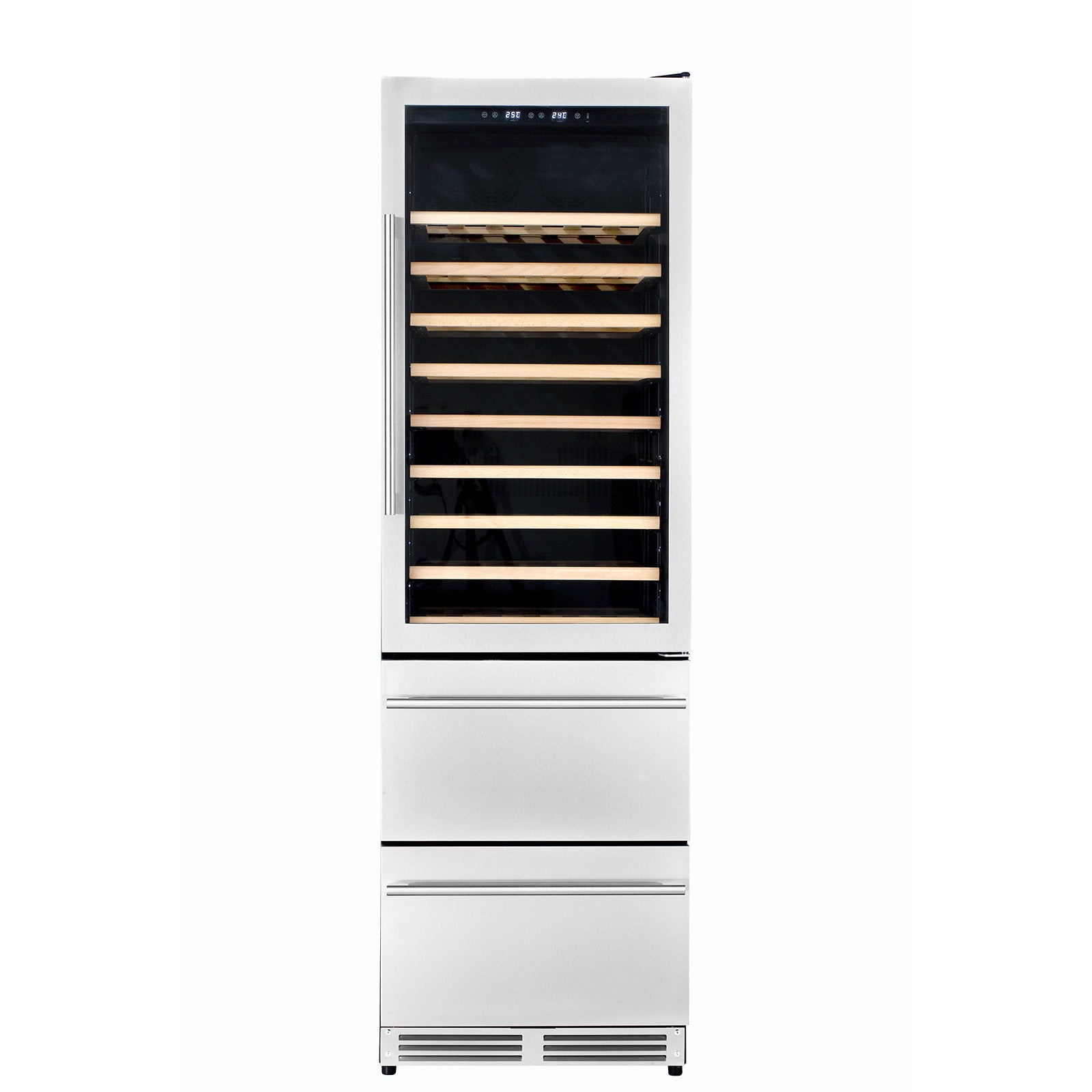 Kucht 24 in. 108 Bottle Dual Zone Wine Cooler - K510WB