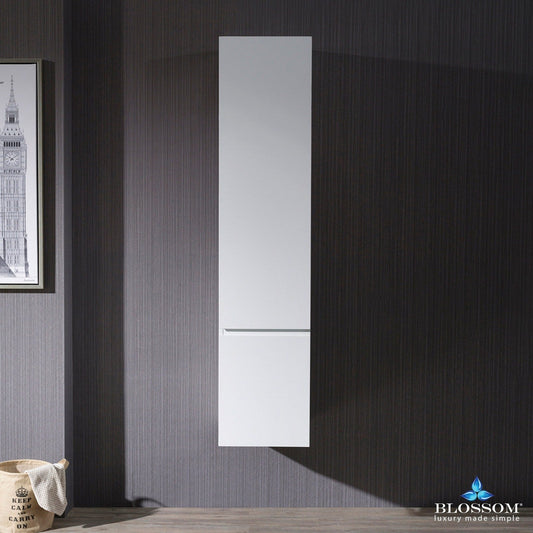 Blossom Monaco 15 Inch Wall Hung Linen Cabinet - V8000 15 01