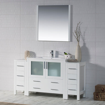 Blossom Sydney 60 Inch Bathroom Vanity with Side Cabinet - V8001 60S 01