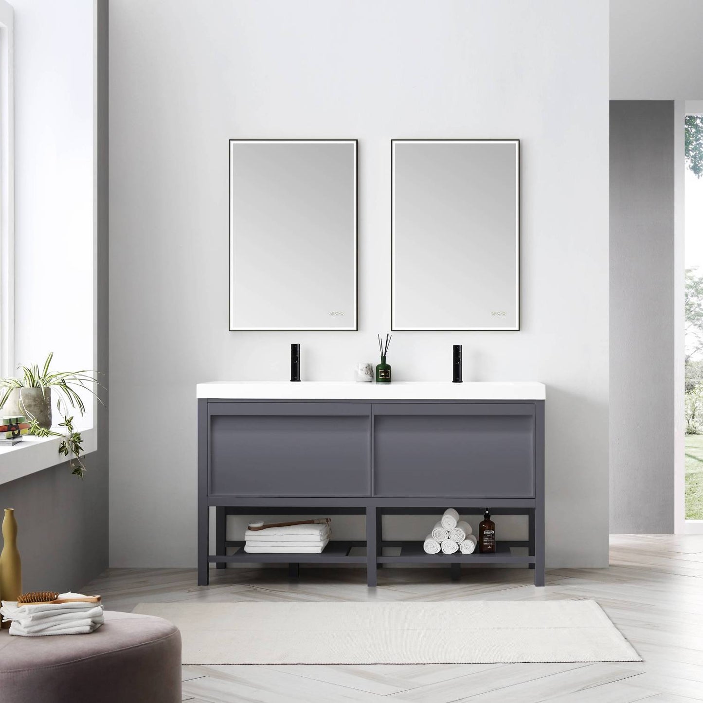 Blossom Vienna 60 Inch Bathroom Vanity - V8021 60 01