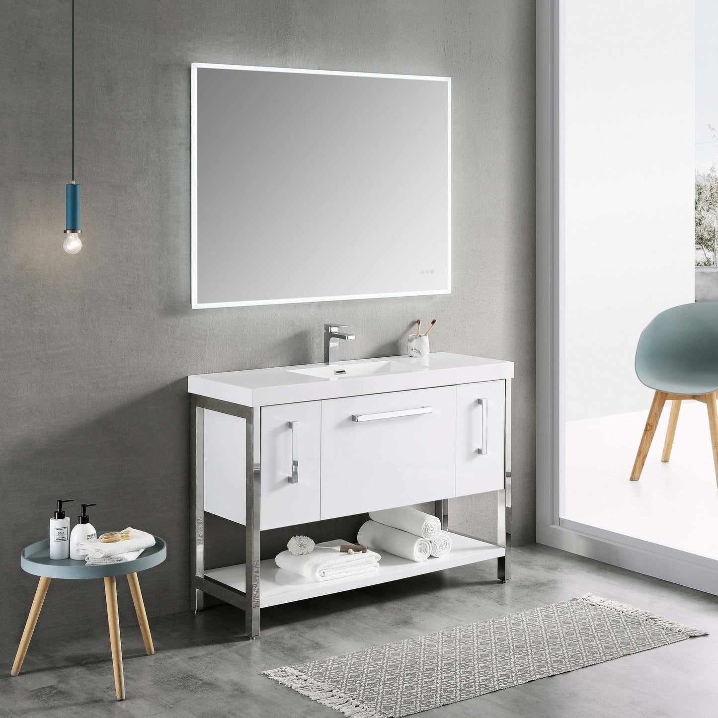 Blossom Riga 48 Inch Bathroom Vanity – Single Sink - V8022 48 01S