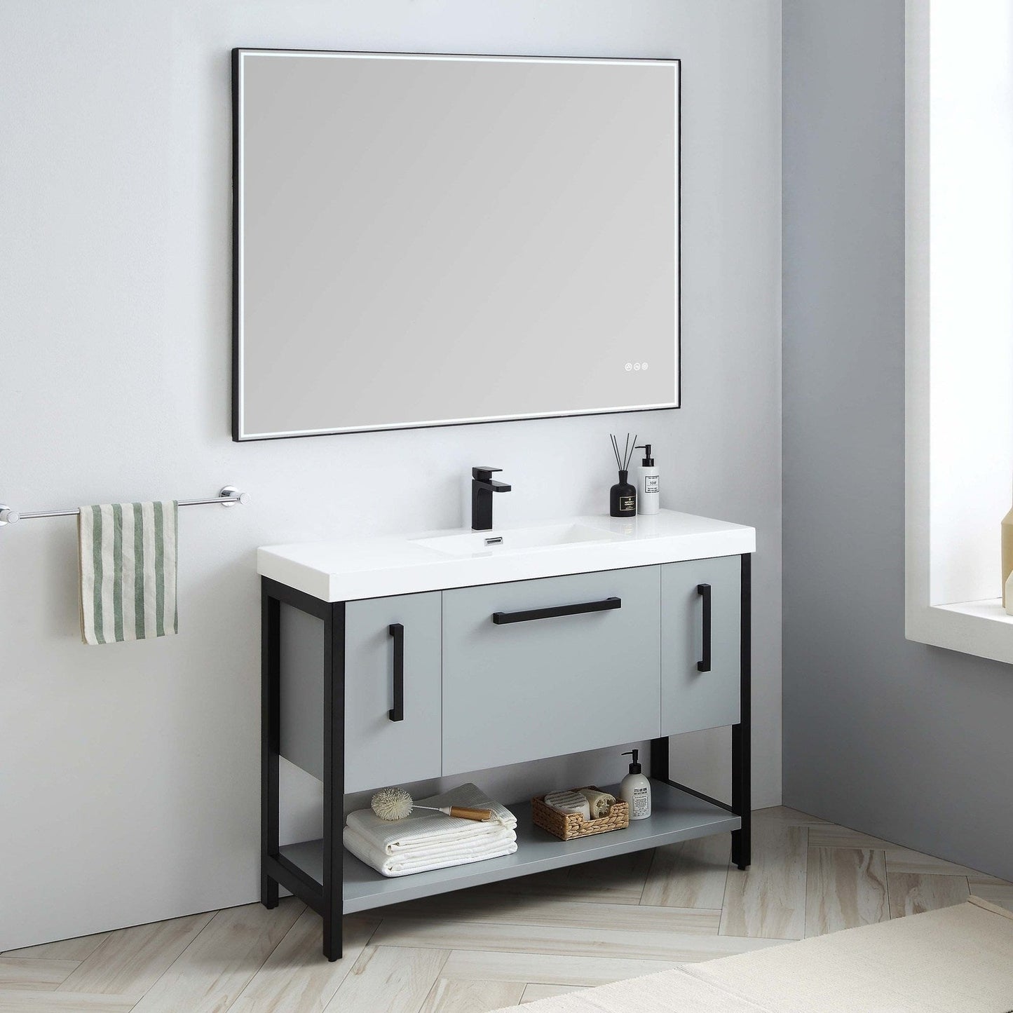 Blossom Riga 48 Inch Bathroom Vanity – Single Sink - V8022 48 01S