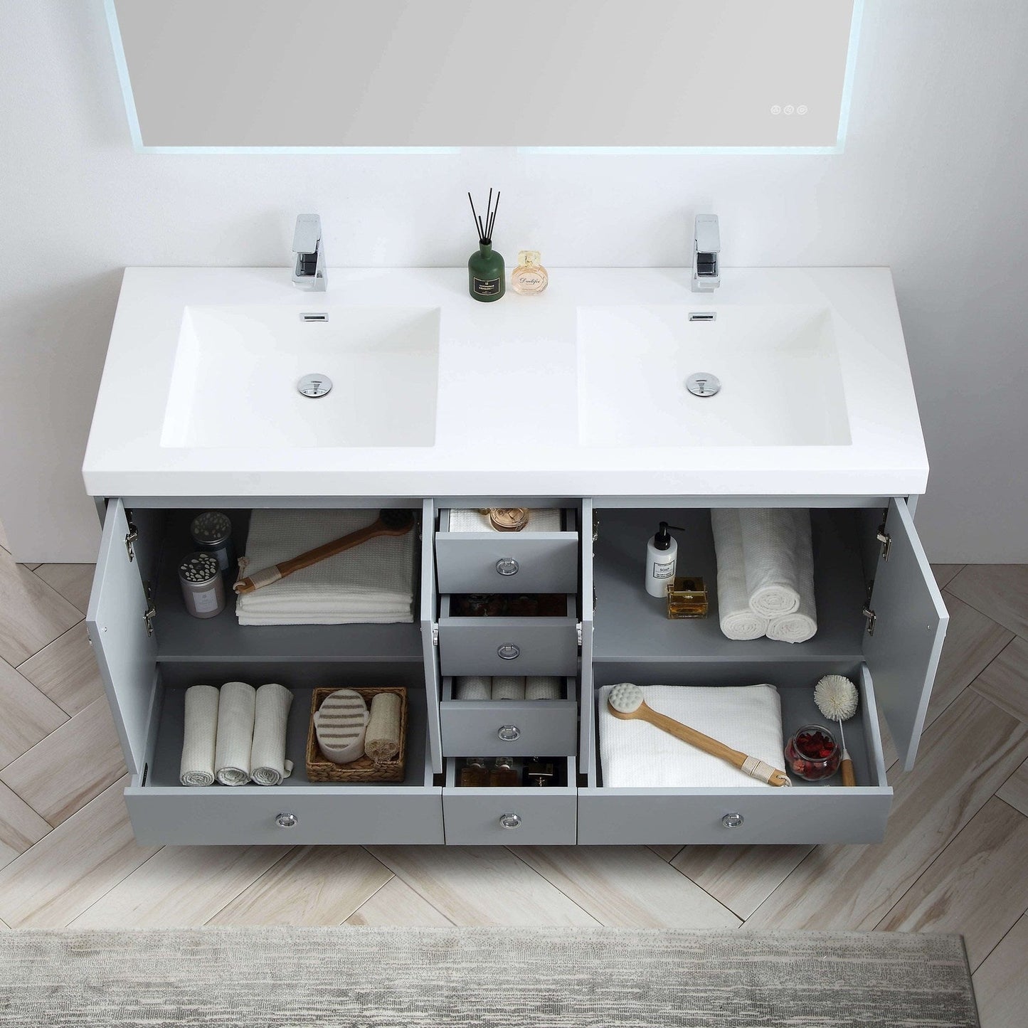 Blossom Lyon 60 Inch Bathroom Vanity - V8023 60 01