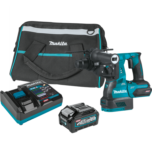 Makita (GRH01M1) 40V Max XGT Brushless Cordless 1-1/8 In. AVT Rotary Hammer Kit - GRH01M1