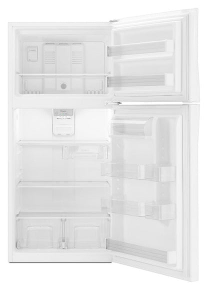 WHIRLPOOL 30-inch Wide Top Freezer Refrigerator - 19 cu. ft. - WRT549SZDW-KT