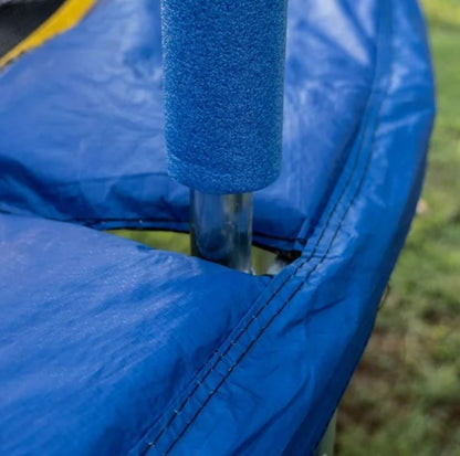 JumpKing 10’ x 15’ Oval Trampoline with Basketball Hoop Model -  JK1015OVWBH-DAL