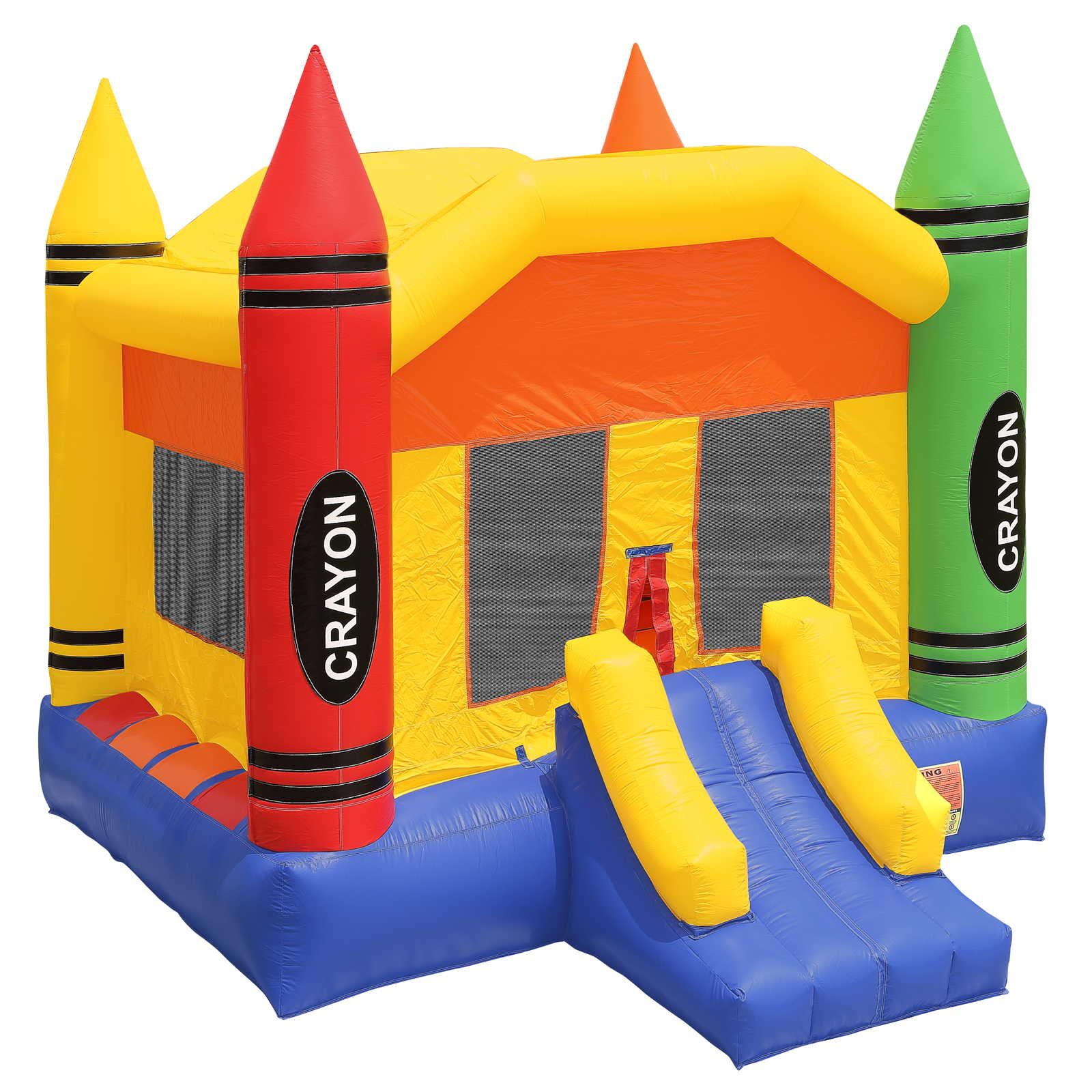 Commercial Crayon Bounce House with Blower by Inflatable HQ