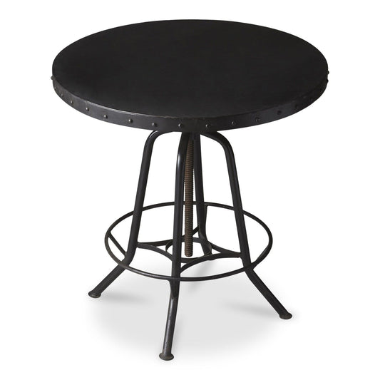 Butler Specialty Company EngleWood Round 29""W Metal Hall/Pub Table, Black  - 1200025