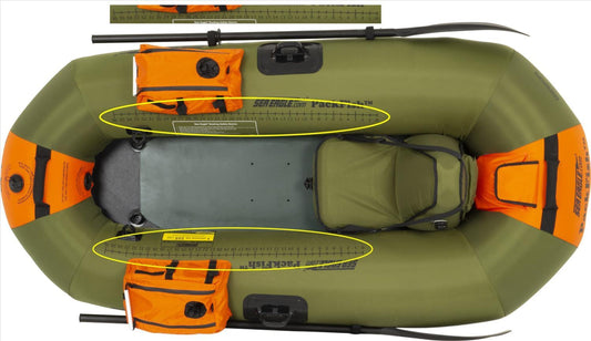 Sea Eagle PackFish 7 Inflatable Boat Deluxe Fishing Package Green Orange PF7K_D New - PF7K_D