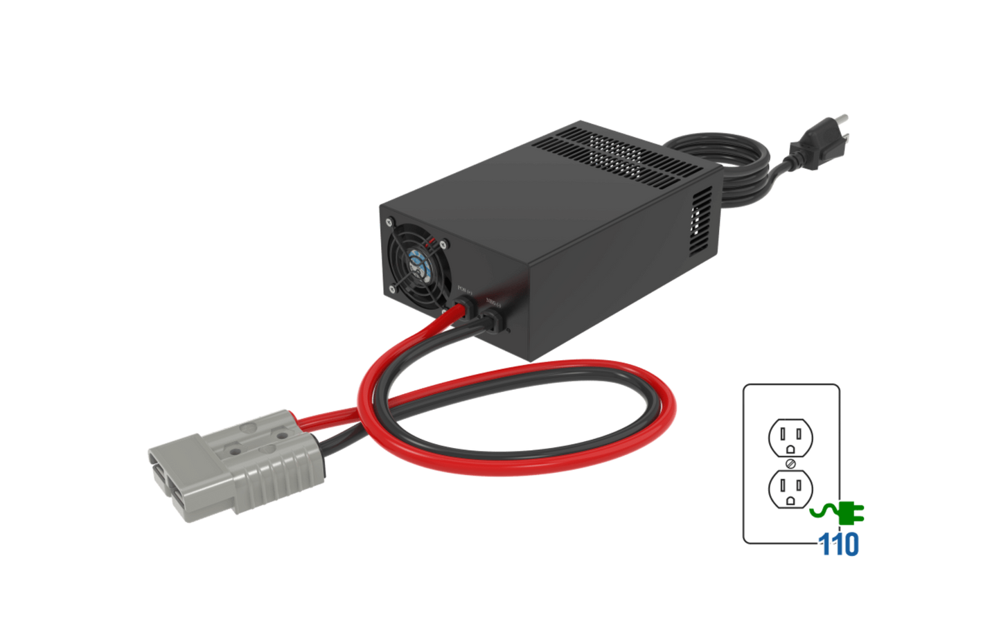 Big Battery 12V 1X HUSKY 2 KIT – AIMS + CHARGER - K0743