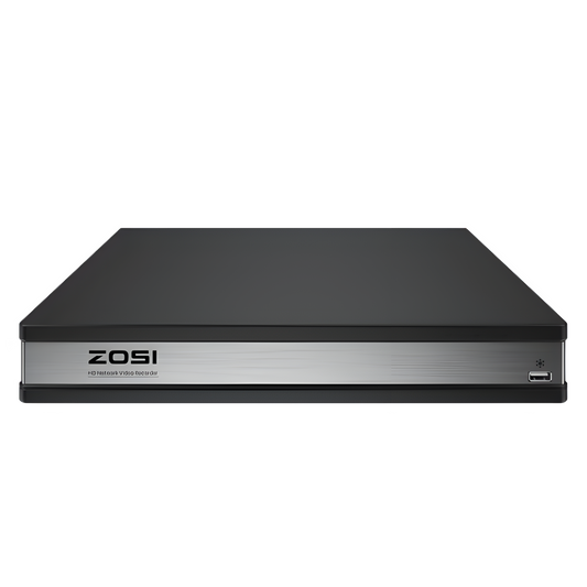 Zosi C225 4K 16 Channel PoE NVR Security System + 4TB Hard Drive - C225 4K 161