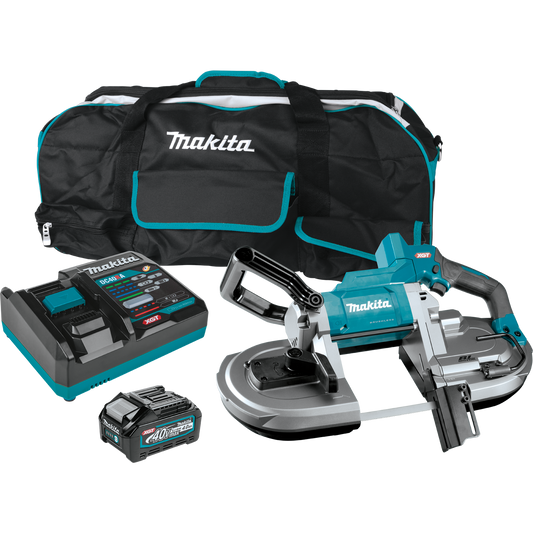 Makita (GBP01M1) 40V Max XGT Brushless Cordless Deep Cut Portable Band Saw Combo Kit (4.0Ah) - GBP01M1