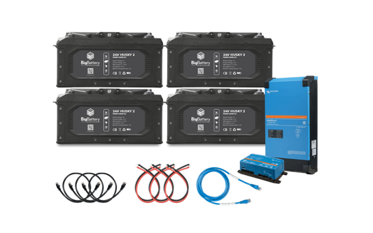 Big Battery 24V 4X HUSKY 2 KIT – Victron - K0703