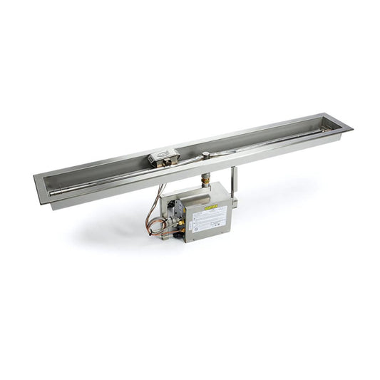 36″ X 14″ Rectangle S Burner High/Low Electronic Ignition System - 6X14SSEI-S-HI/LO-120VAC-NG