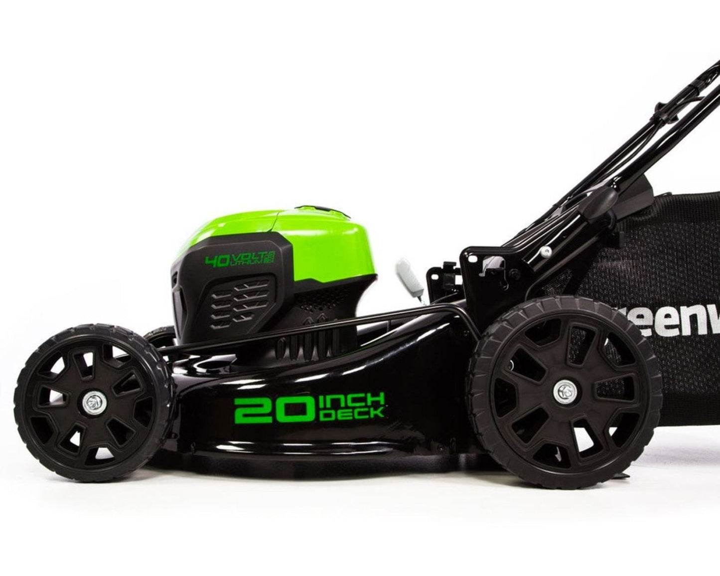 Greenworks 40V 20" Cordless Battery 3-in-1 Push Lawn Mower w/ 4.0Ah Battery & Charger - 2516302