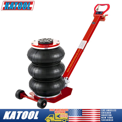 Katool Bag Air Jack 5 Ton Red Pneumatic Jack Car Lift Compressed - AirJack5