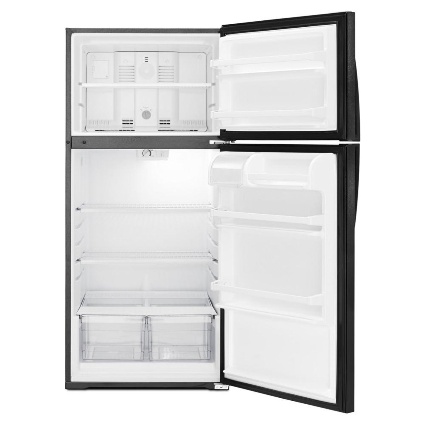 WHIRLPOOL 28-inch Wide Top Freezer Refrigerator - 14 cu. ft. - WRT134TFDB-KT