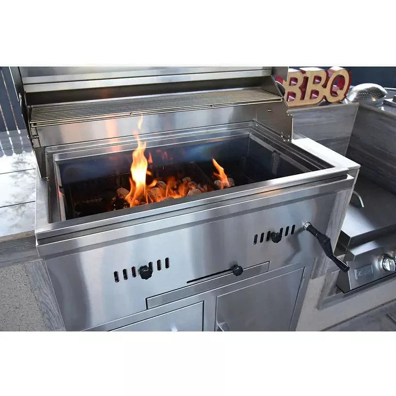 Kokomo 32” Built in Charcoal Grill - KO-CHAR32