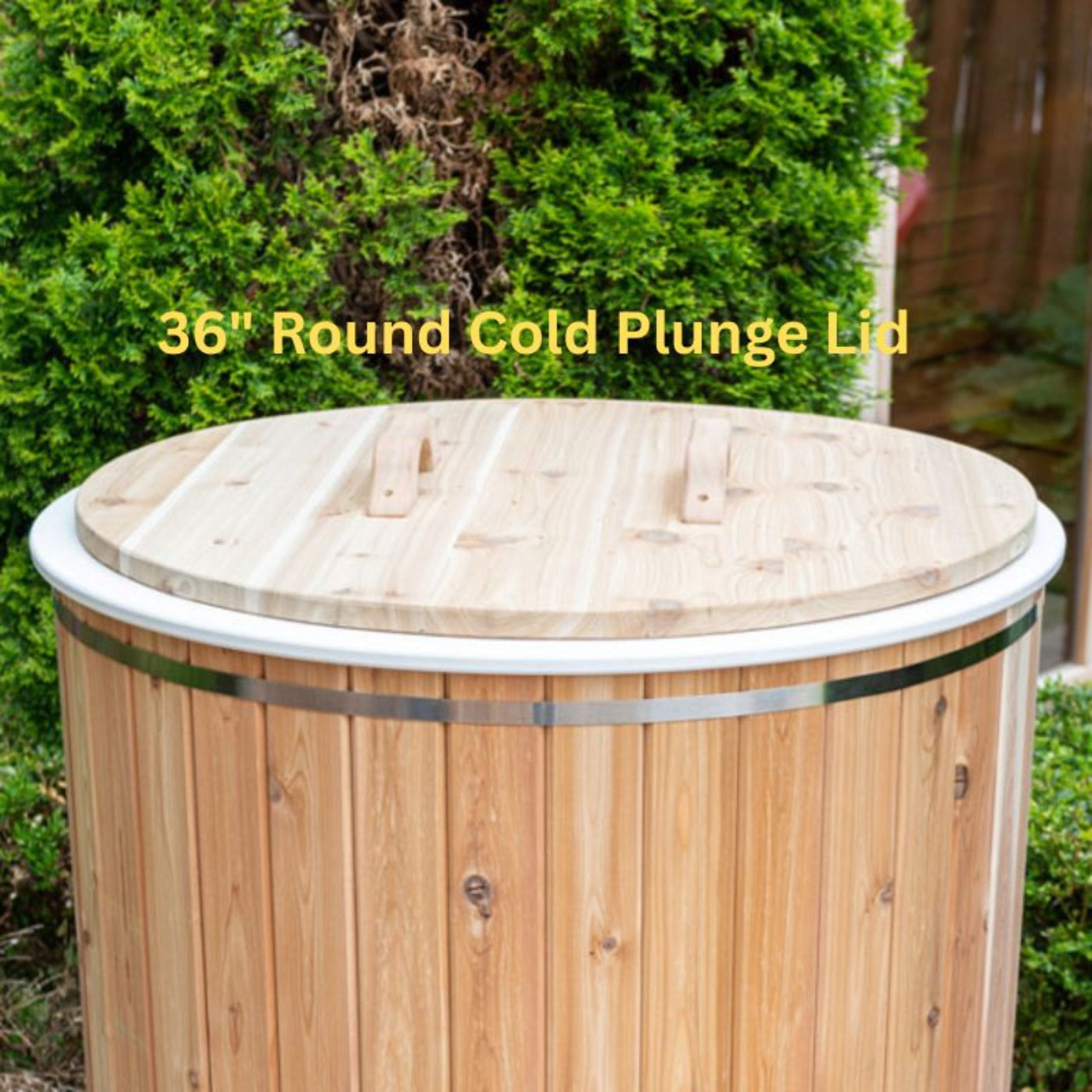 Dundalk LeisureCraft The Arctic Cold Plunge Tub - Clear Red Cedar
