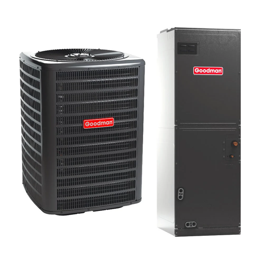 2.5 Ton Air Conditioner System with Outdoor AC Unit and Multi-Positional Air Handler