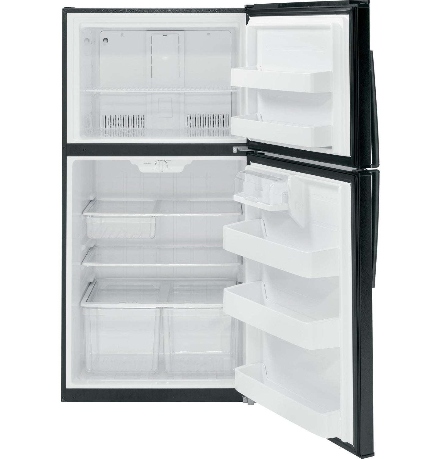 GE APPLIANCES GTE21GTHBB GE(R) ENERGY STAR(R) 21.1 Cu. Ft. Top-Freezer Refrigerator - GTE21GTHBB-KT