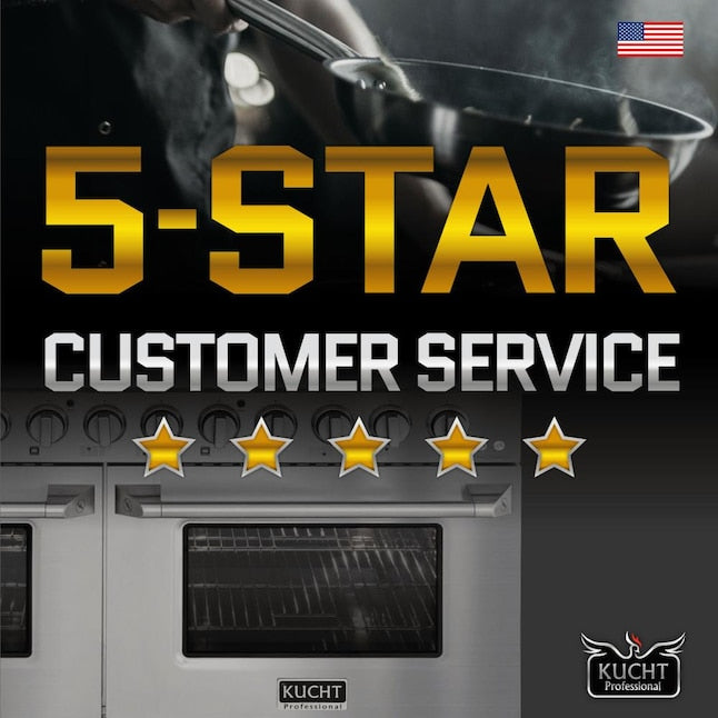 Kucht 36" Pro-Style Natural Gas Dual Fuel Range in White with Rose Gold Accents, KDF362-W-ROSE - KDF362-W-ROSE