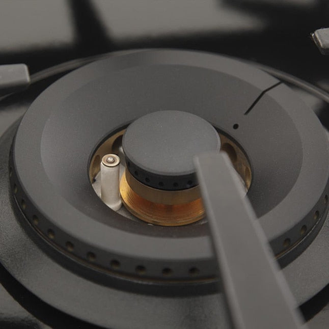 Kucht Professional 48" 6.7 cu. ft. Propane Gas Range in Black with Silver Accents, KFX480/LP-BK - KFX480/LP-BK