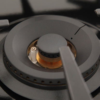 Kucht Professional 30" 4.2 cu. ft. Natural Gas Range in Black with True Simmer Burners, KFX3000X-BK - KFX3000X-BK