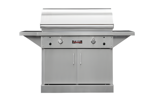 TEC Grills 44" Sterling Patio On Stainless Cabinet With Side Shelves (64") - STPFR2LPCAB