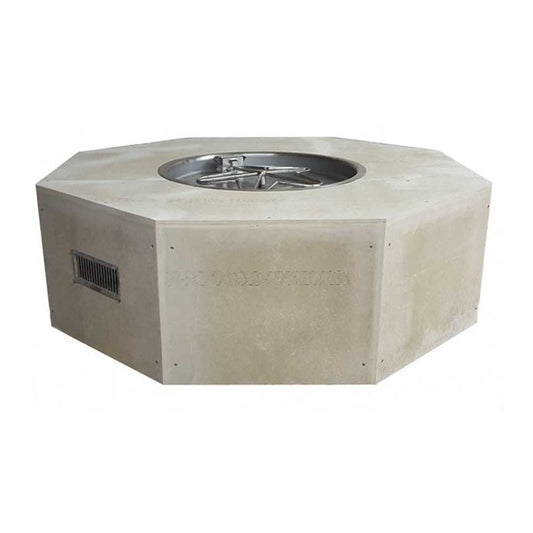 45″ x 18″ Octagon Ready to Finish Fire Pit Package - U45O/-NG/ML