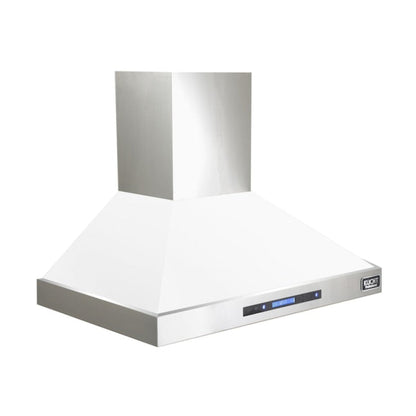 Kucht Professional 30" Wall Mount Range Hood 900 CFM in Whiteb - KRH3015-W