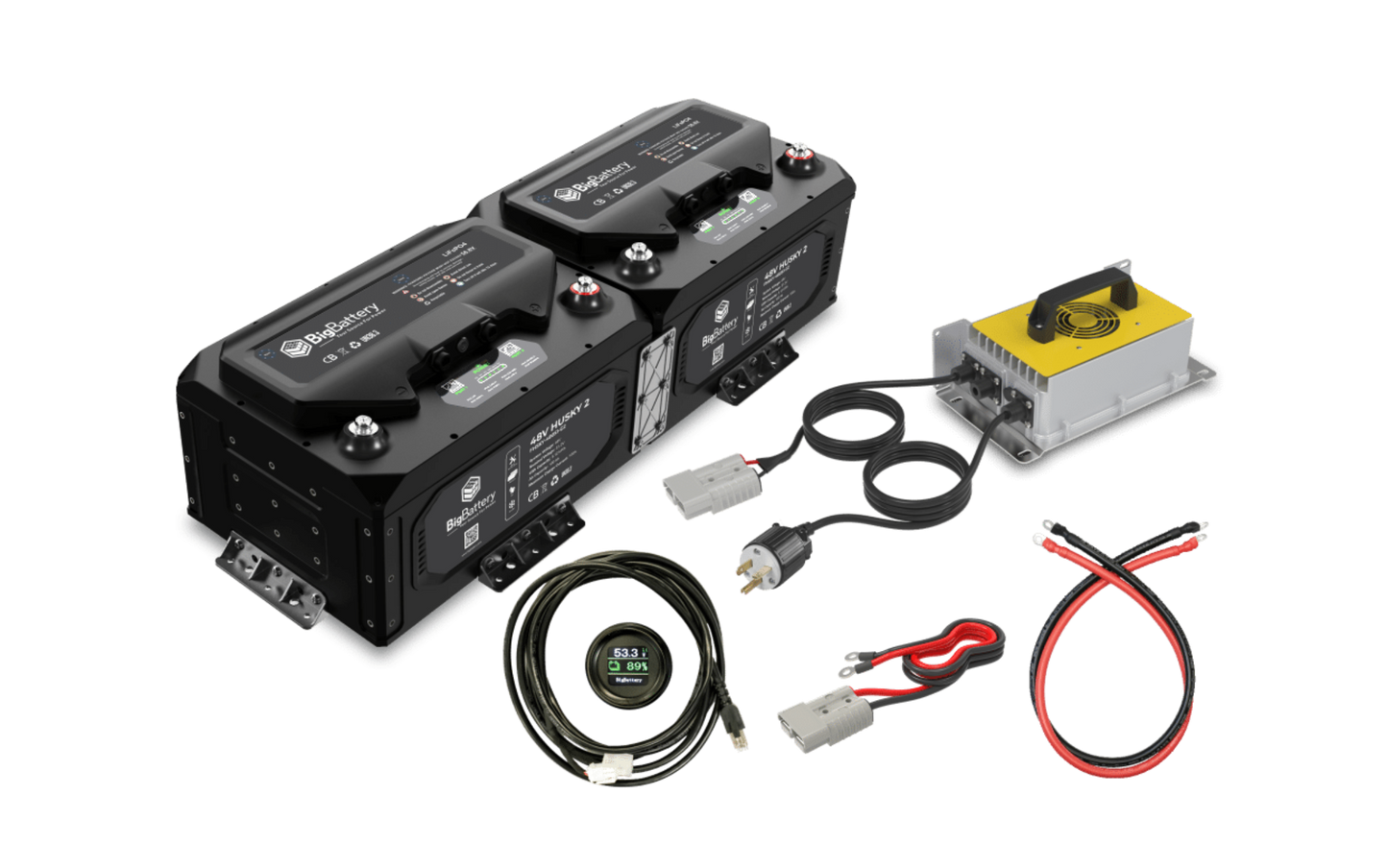 Big Battery 48V 2X HUSKY 2 FAST CHARGER KIT - K0974