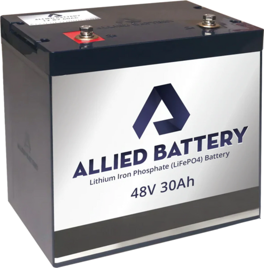 ALLIED LITHIUM BATTERY - 48V 30 AMP GOLF CART (INDIVIDUAL) - AB-INDV-48V-30AH