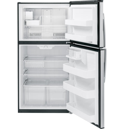 GE GIE21GSHSS 33 Inch Top-Freezer Refrigerator with 21.2 cu. ft. Capacity - GIE21GSHSS-KT
