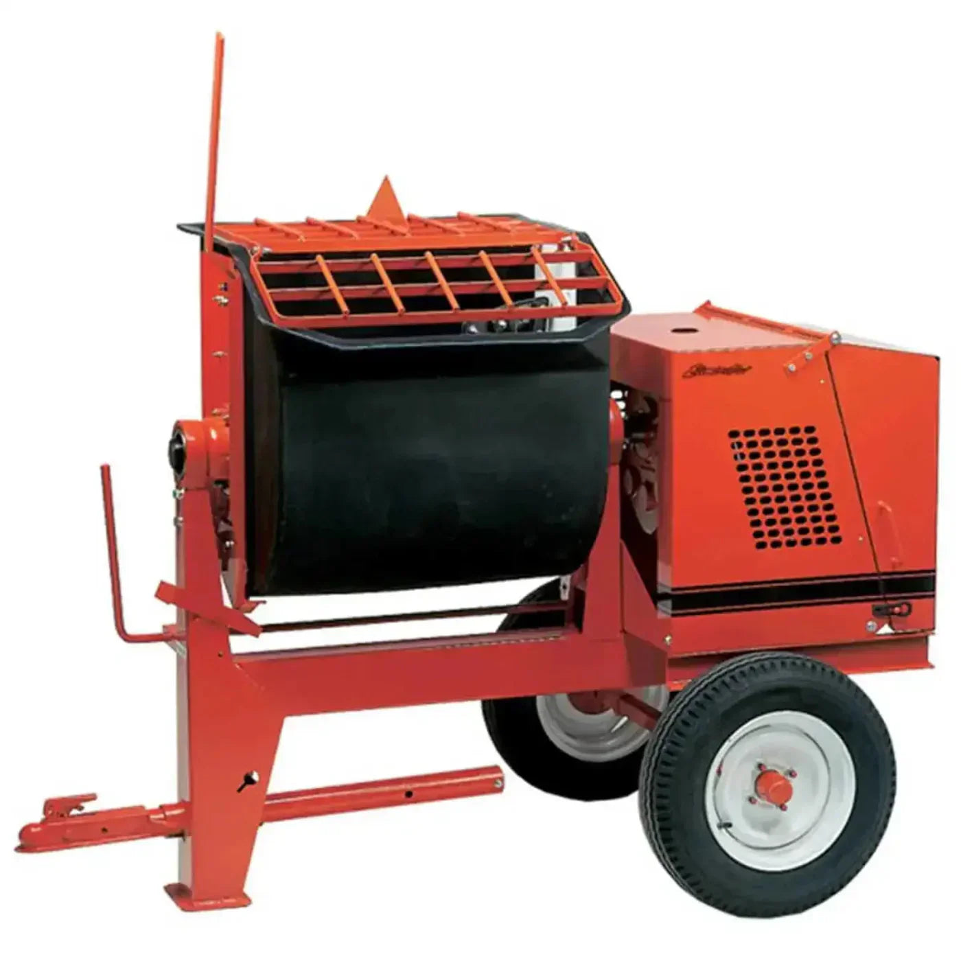 Crown 8P Poly Drum Towable Mortar Mixer - 1095-1.5hp Electric-Pintle