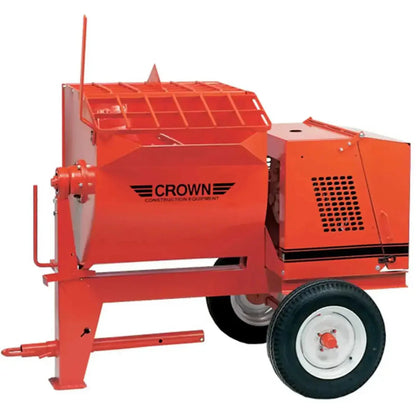 Crown 10S Towable Mortar Mixer - 1096-2hp Electric-Pintle