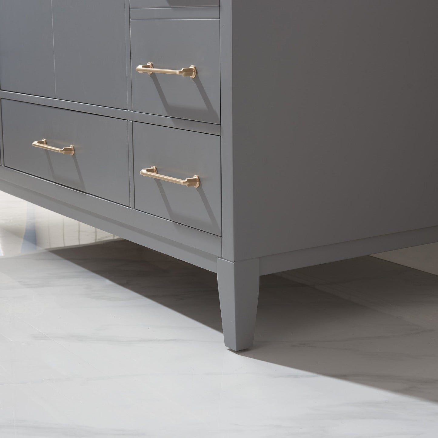 Altair Designs 48" single vanity with top - 541048-WH-CA-NM