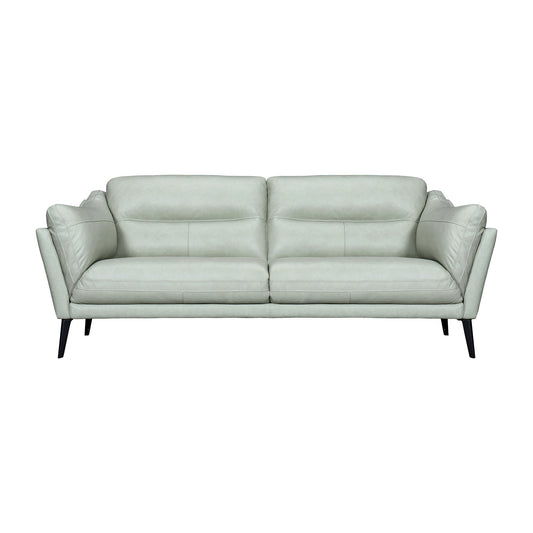 Modway Furniture 87" Mint Green Leather Sofa with Black Legs - Luxurious Comfort, Elegant Design & Strong Support! - 546413-HOMEROOTS