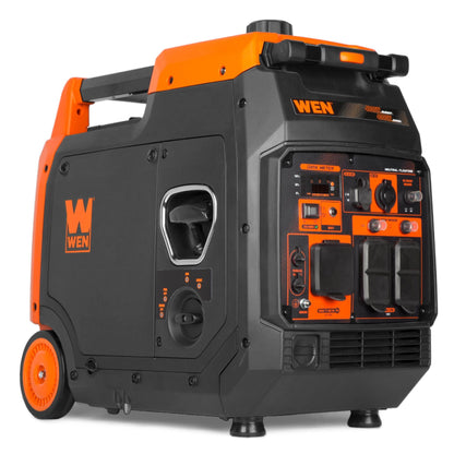 WEN 56477i Quiet and Lightweight 4800-Watt RV-Ready Portable Inverter Generator with Fuel Shut Off - 56477i
