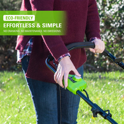 Greenworks 40V 20" Cordless Battery 3-in-1 Push Lawn Mower w/ 4.0Ah Battery & Charger - 2516302