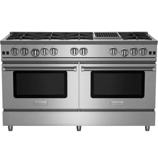 Bluestar 60″ Rnb Series Range with 12″ Charbroiler - RNB608CBV2
