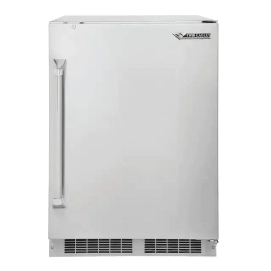 Twin Eagles 24-Inch Outdoor Refrigerator w/ Lock - TE24F