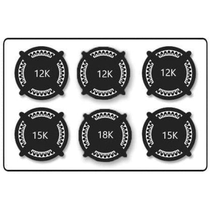 Thor Kitchen 36 in. Gas Rangetop in Stainless Steel with 6 Burners, HRT3618U