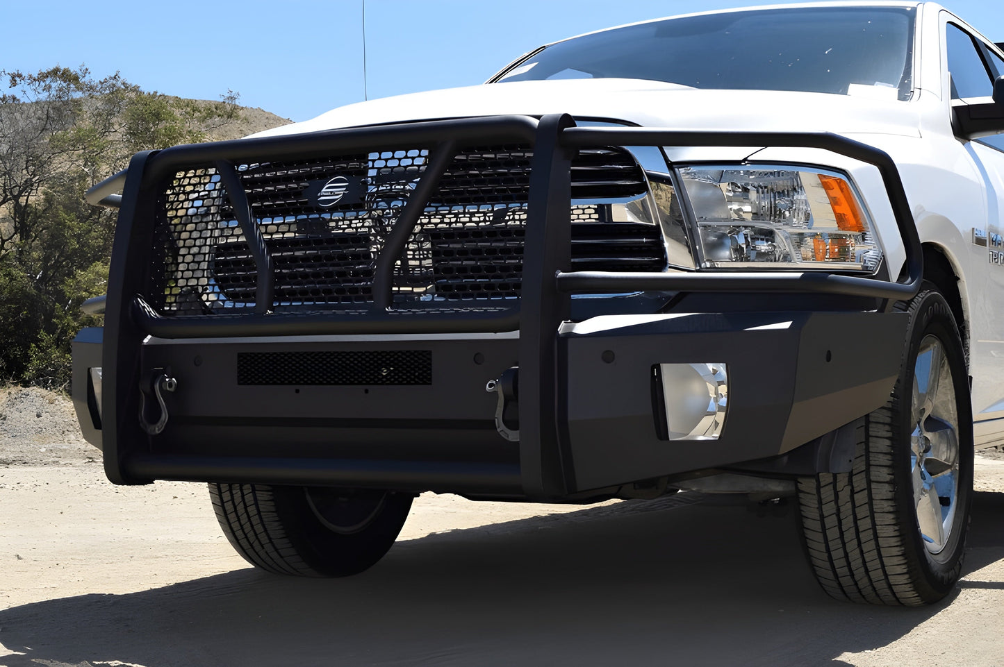 Steelcraft Elevation Front Bumper Dodge Ram 1500 2013-2018 with Grille Guard - 60-12250