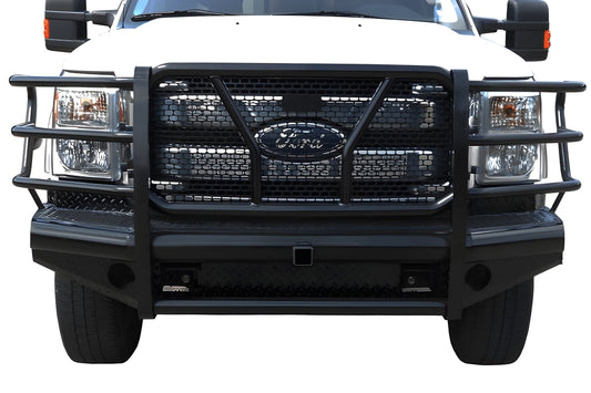 Steelcraft Ford F450/F550 Superduty 2011-2016 HD Replacement Front Bumper With Grille Guard Hitch Receiver - HD11370R