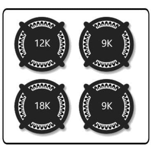 Thor Kitchen 30 in. Drop-in Natural Gas Cooktop in Stainless Steel, TGC3001